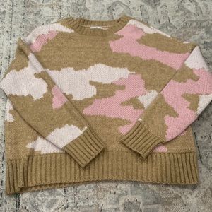Pink Camo Sweater